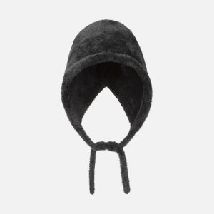 Faux Fur Knit Bonnet