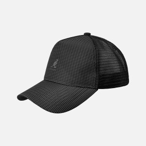 Seersucker Mesh Trucker