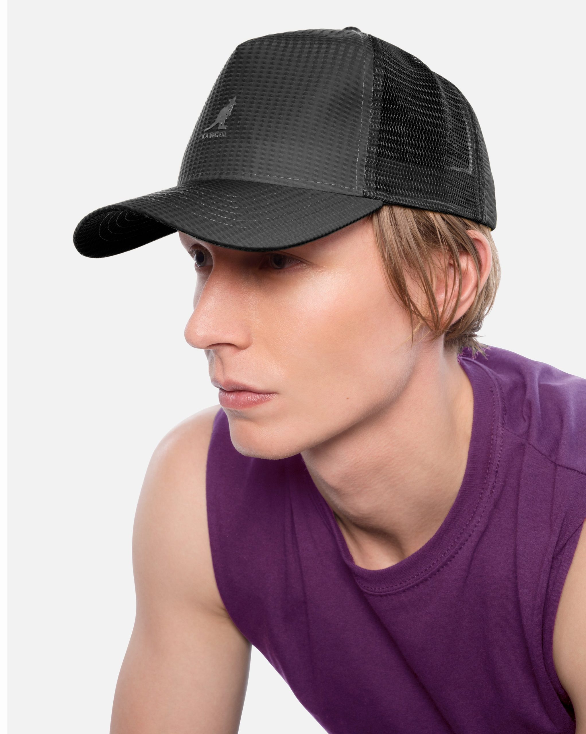 Seersucker Mesh Trucker - Image 3